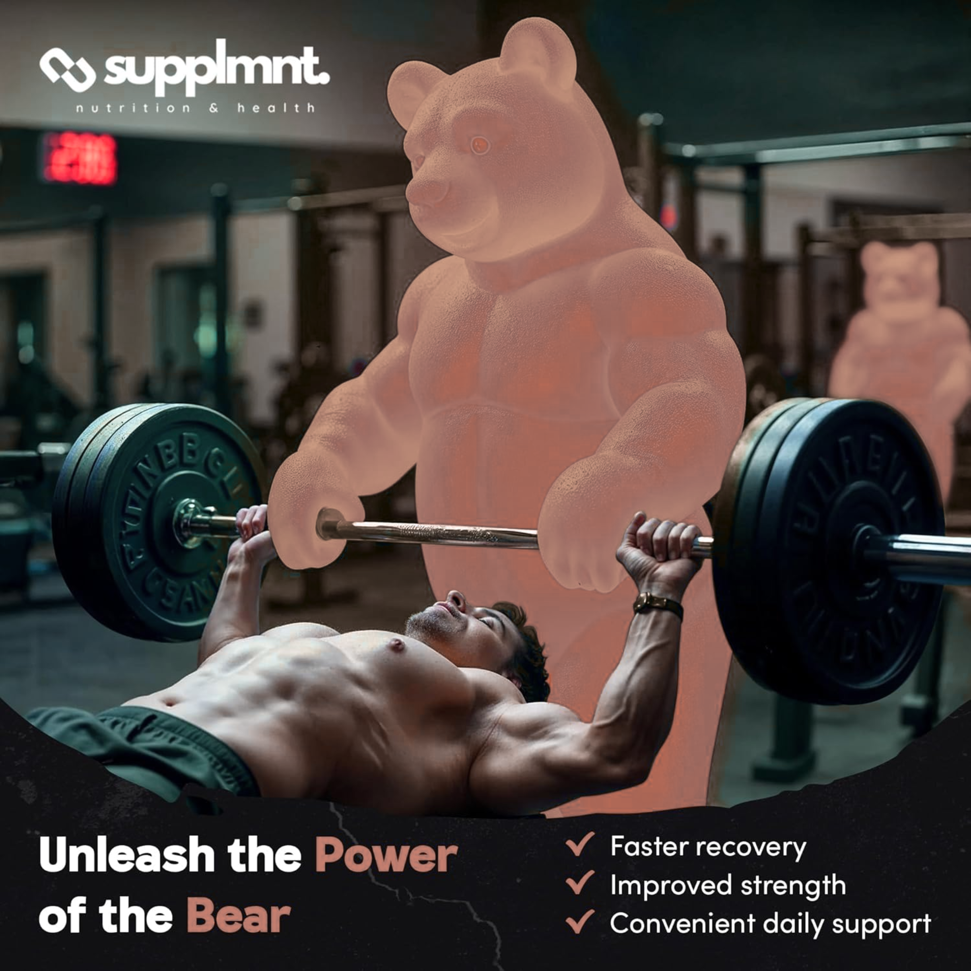 Supplmnt. Creatine 2 X Cola Gummies 60 Days