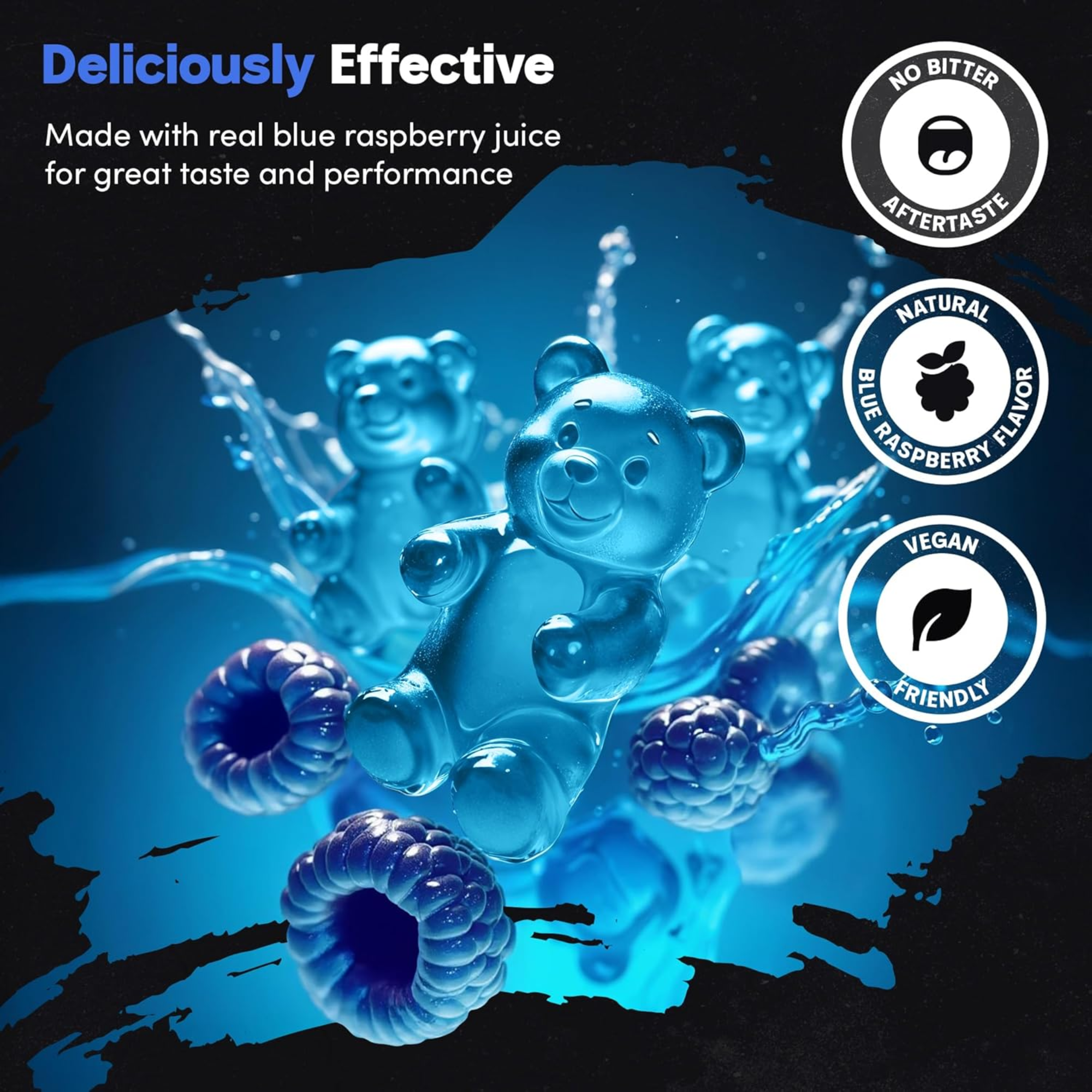Supplmnt. Creatine Blueberry and Pineapple Gummies 60 Days