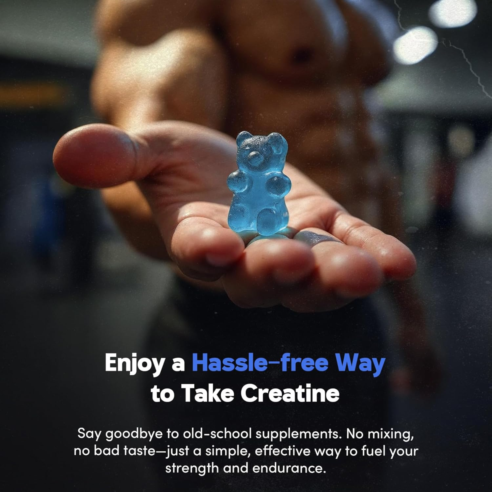 Supplmnt. Creatine Blueberry and Pineapple Gummies 60 Days