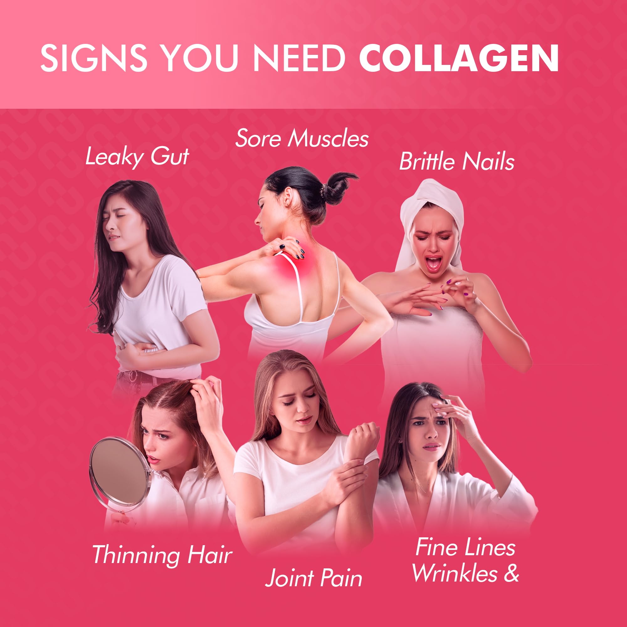 Collagen 4 Months Bundle - 2 x Strawberry Marine Collagen Gummies with Biotin, Hyaluronic Acid & Vitamin C - supplmnt