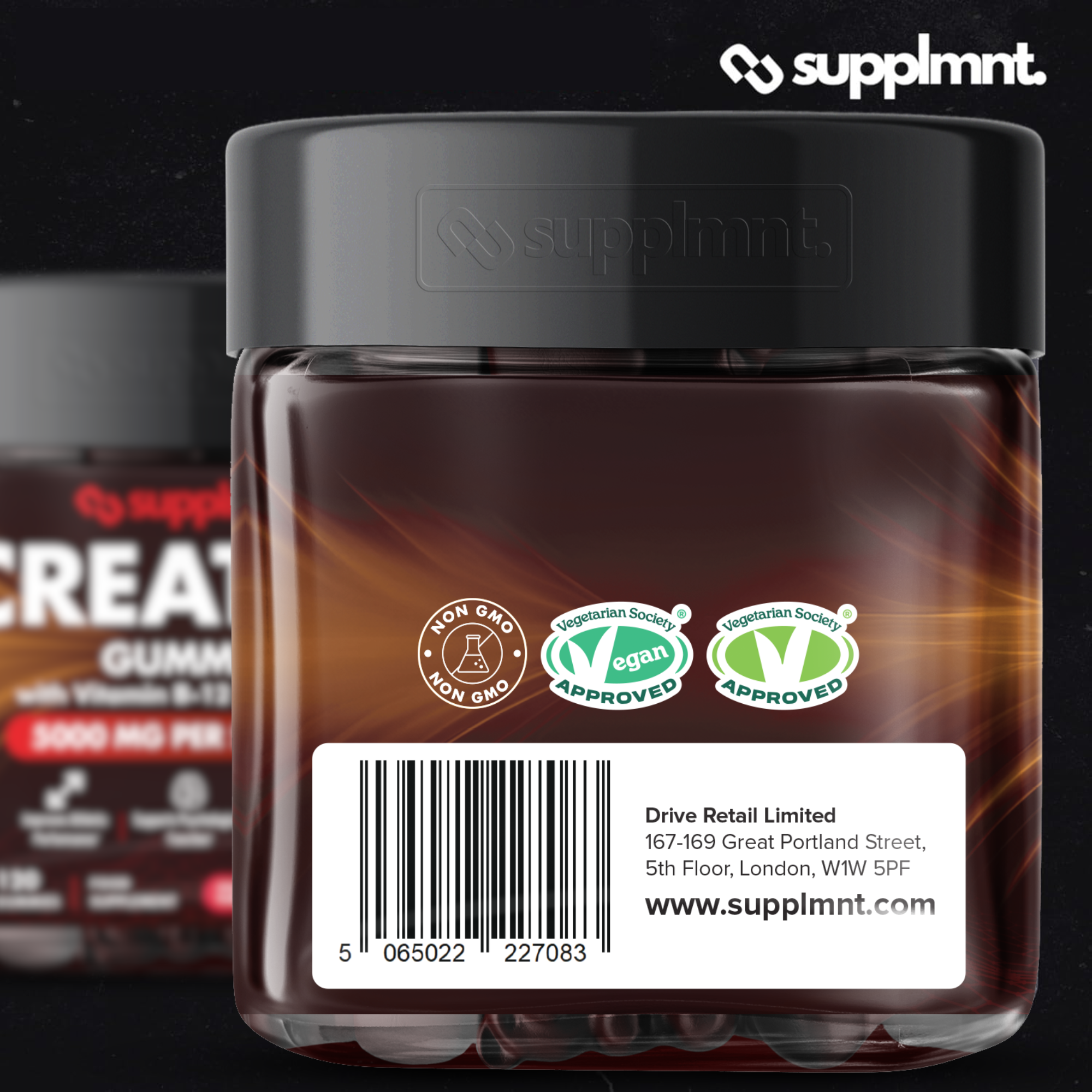 Supplmnt. Creatine 1 x Cola 1 x Strawberry Gummies 60 Days