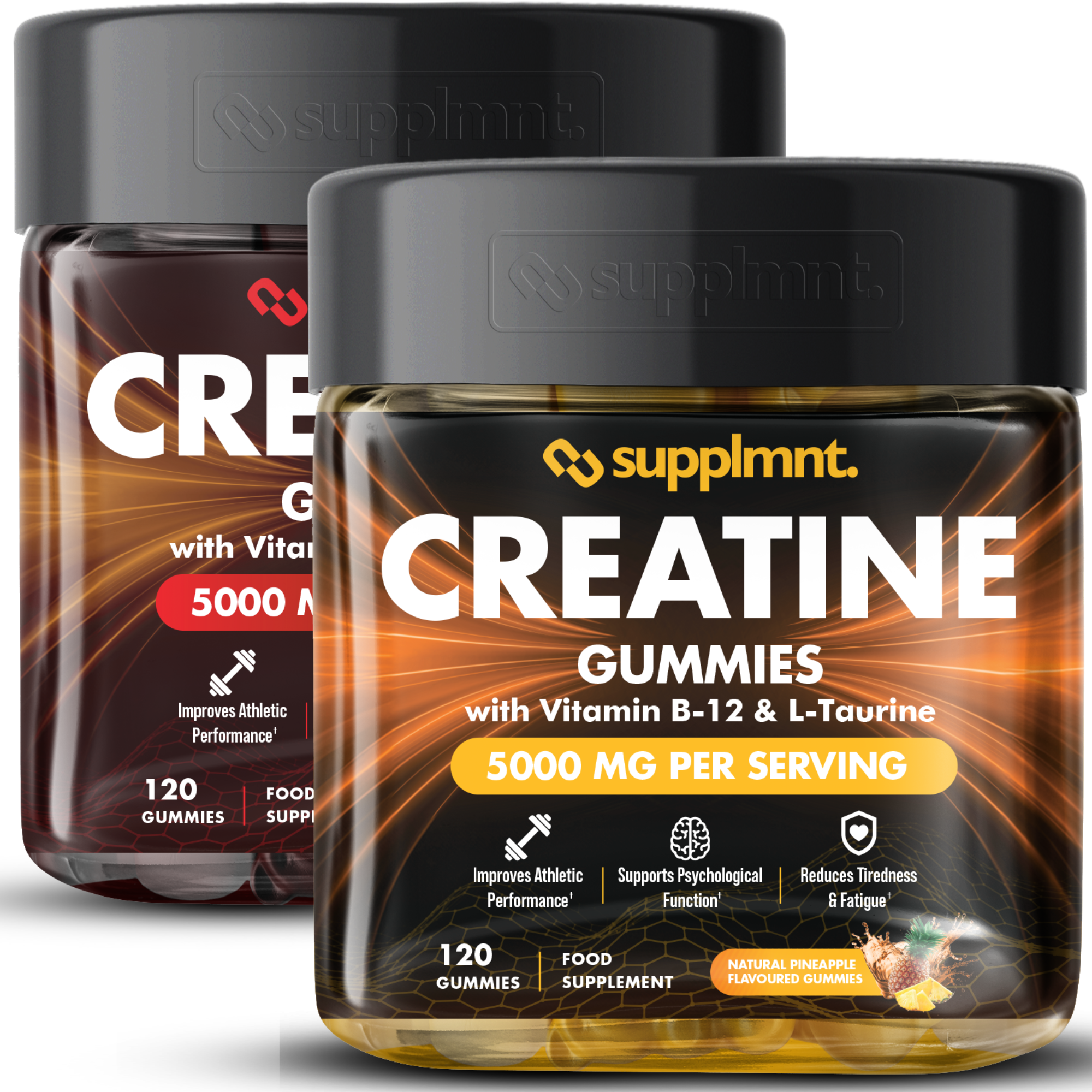 Supplmnt. Creatine Cola and Pineapple Gummies 60 Days