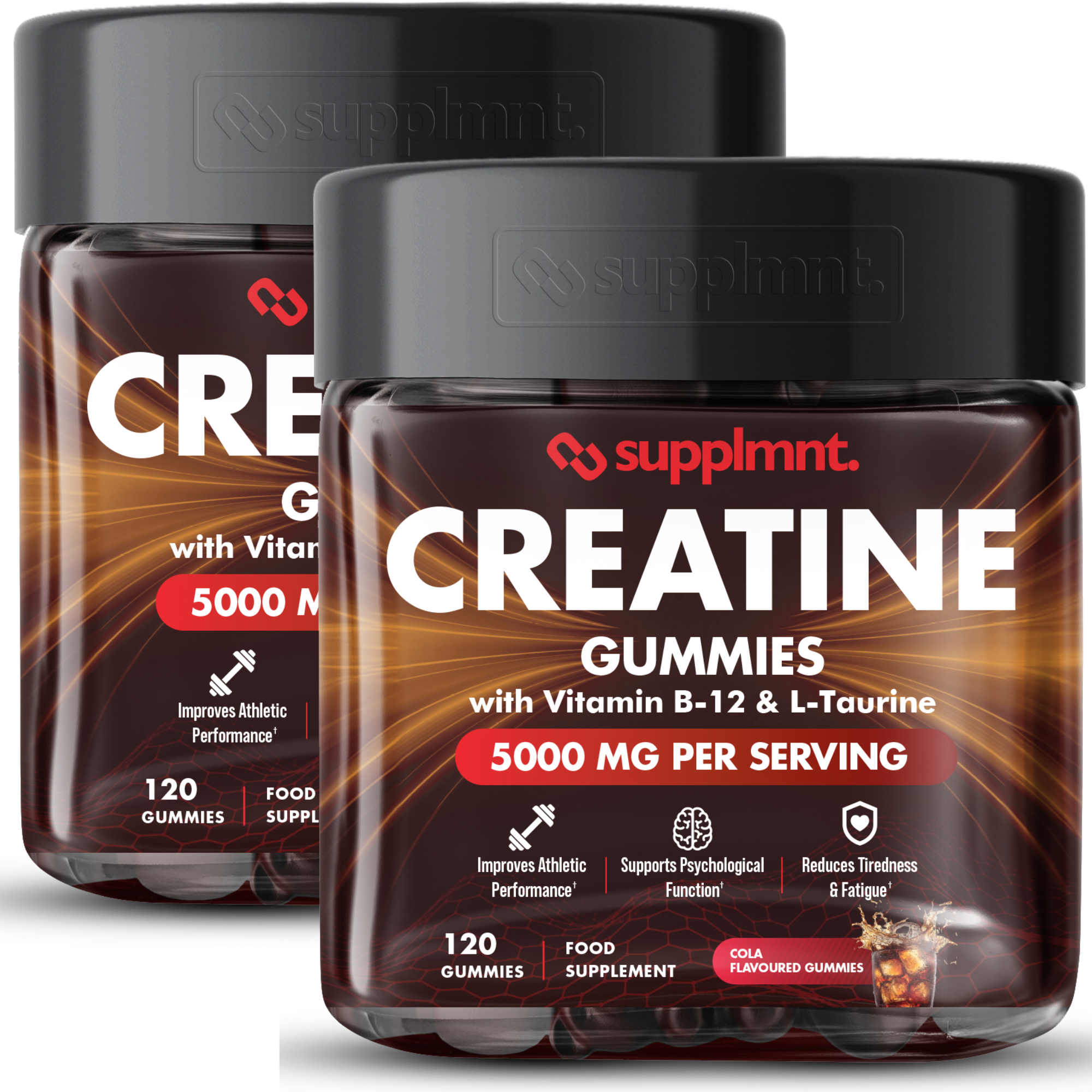 Supplmnt. Creatine 2 X Cola Gummies 60 Days