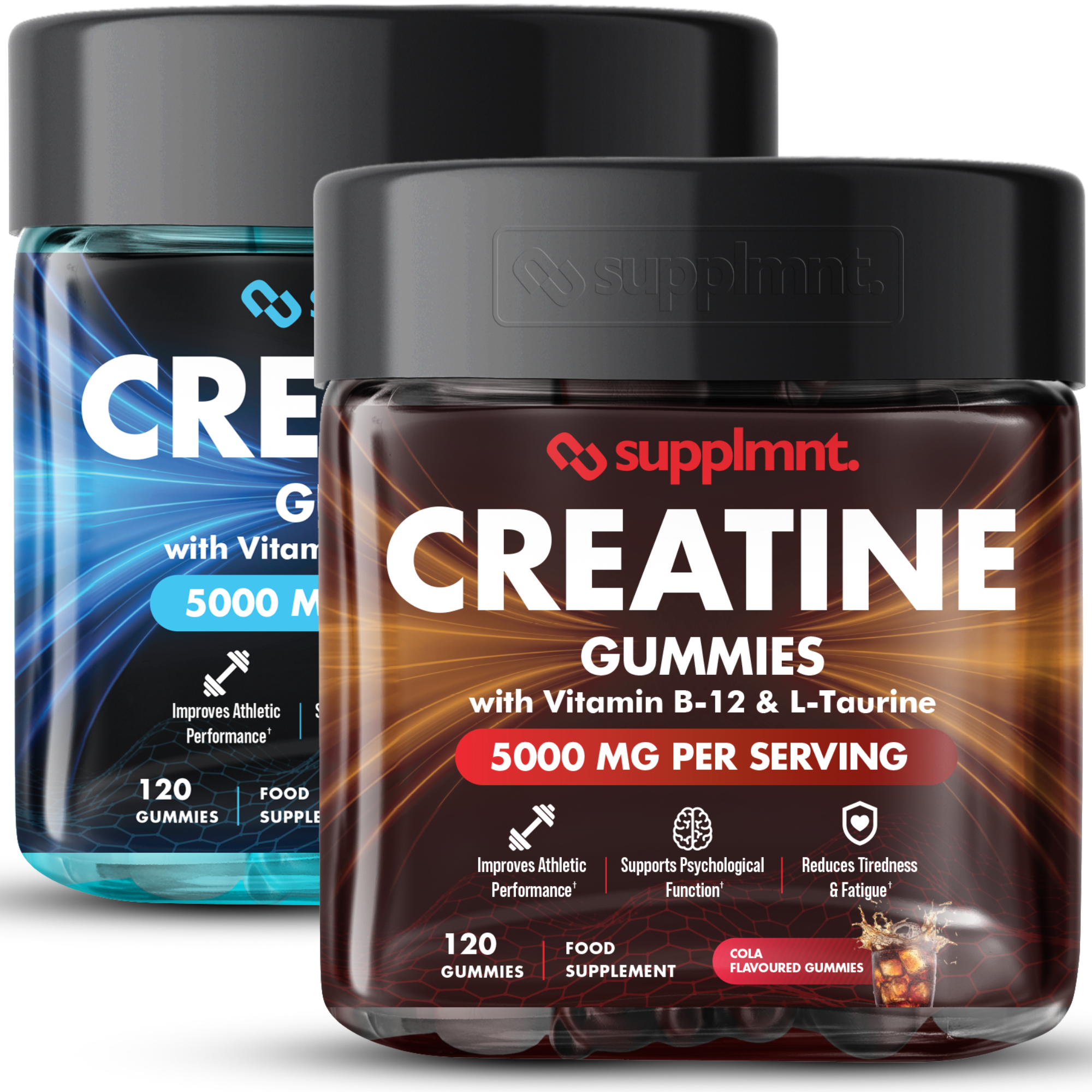 Supplmnt. Creatine Blueberry and Cola Gummies 60 Days