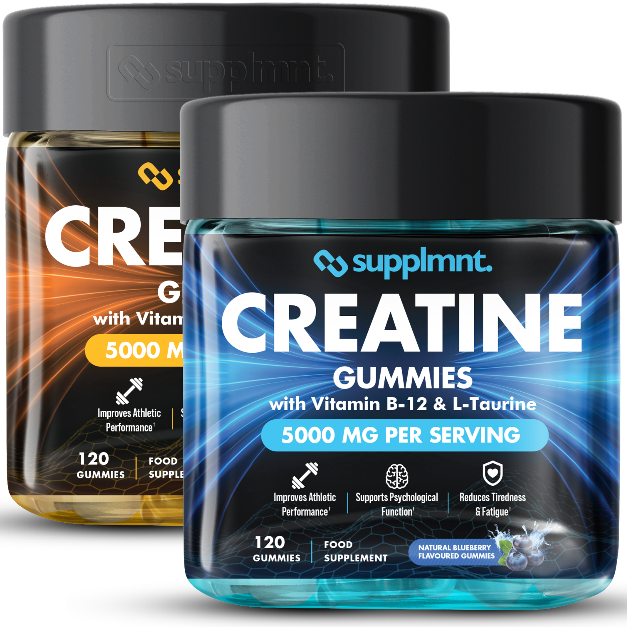 Supplmnt. Creatine Blueberry and Pineapple Gummies 60 Days