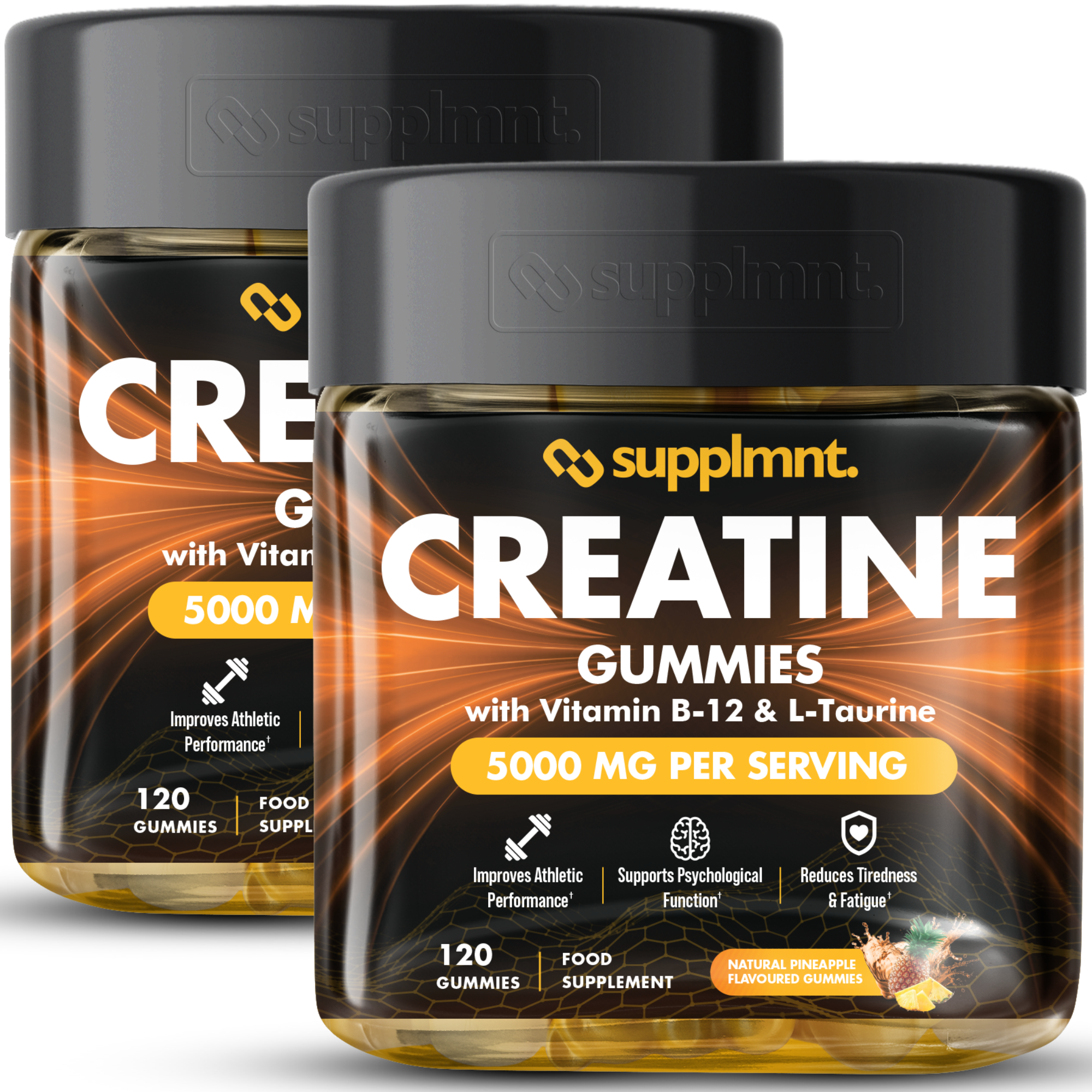 Supplmnt. Creatine Pineapple and Pineappple Gummies 60 Days