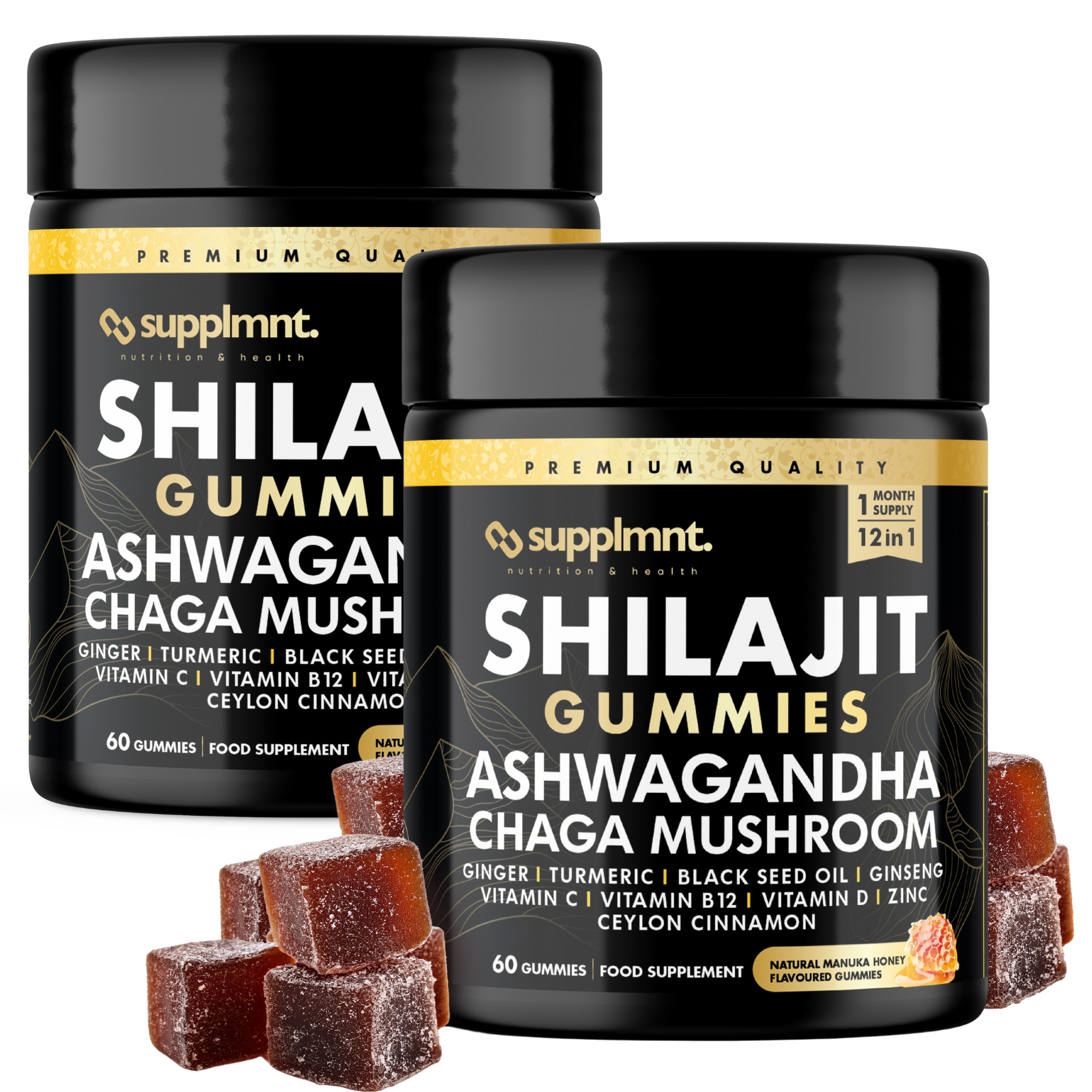 Supplmnt. Shilajit Gummies 60 Days - supplmnt