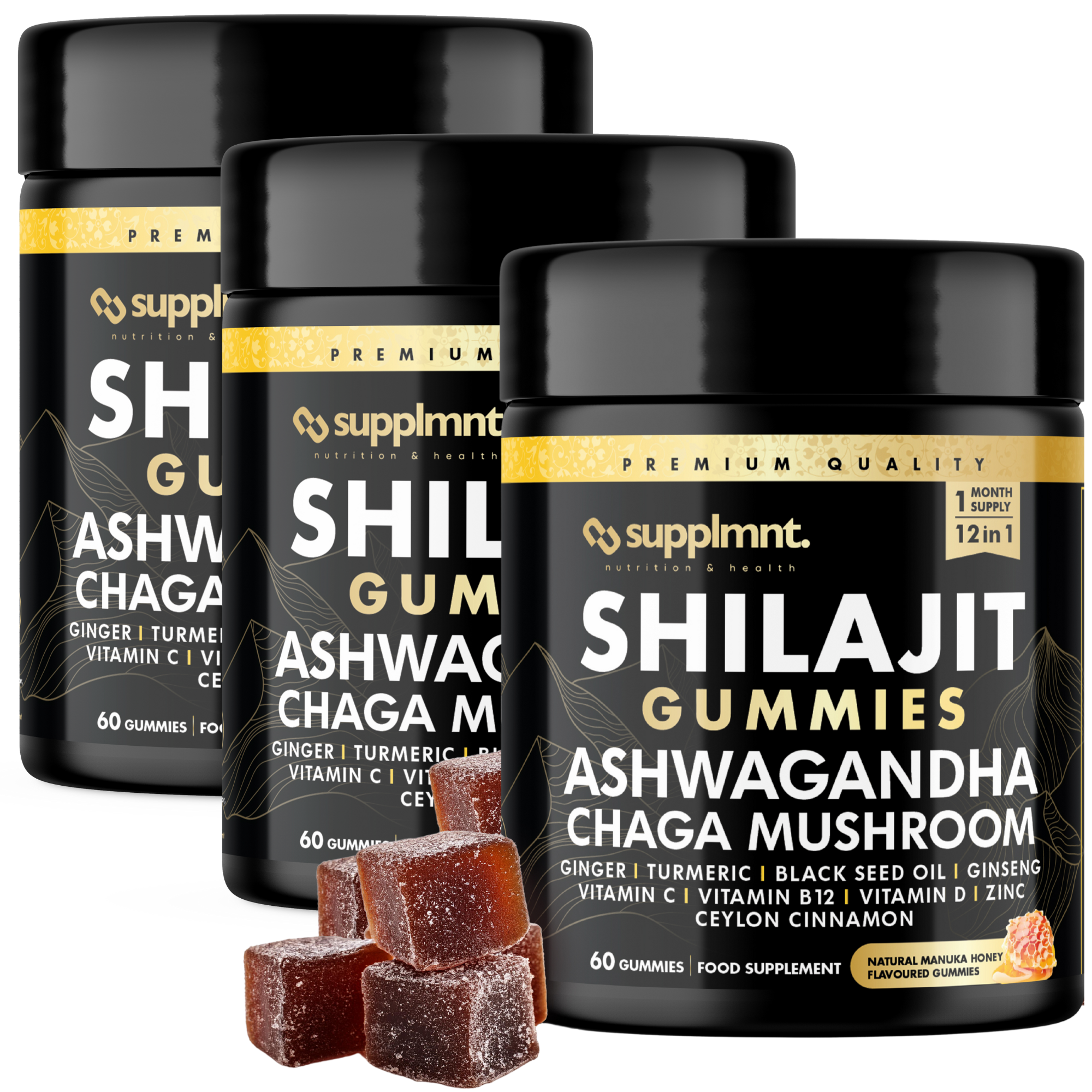 Supplmnt. Shilajit Gummies 90 Days