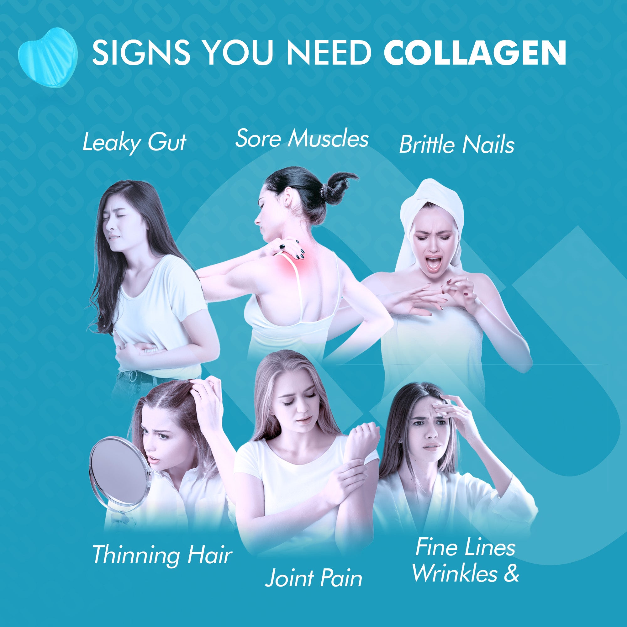 Collagen 4 Months Bundle - 2 x Blueberry Marine Collagen Gummies with Biotin, Hyaluronic Acid & Vitamin C - supplmnt