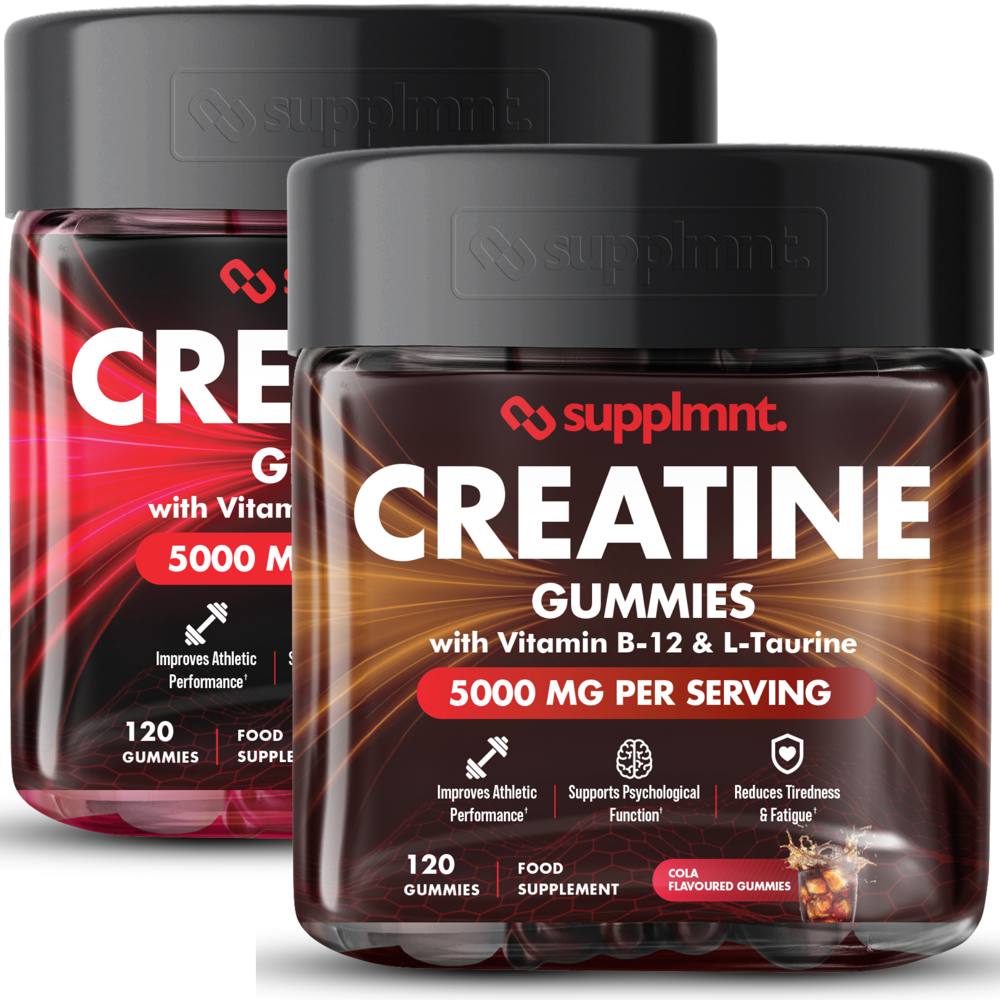 Supplmnt. Creatine 1 x Cola 1 x Strawberry Gummies 60 Days